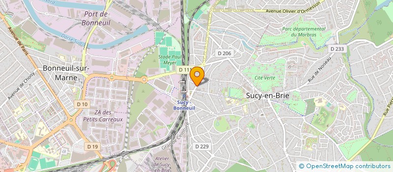 localisation de l'entreprise SOCIETE FINANCIERE DE GESTION à SUCY-EN-BRIE