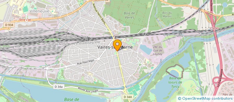 localisation de l'entreprise SOCIETE FINANCIERE DE JOINVILLE  VAIRES-SUR-MARNE