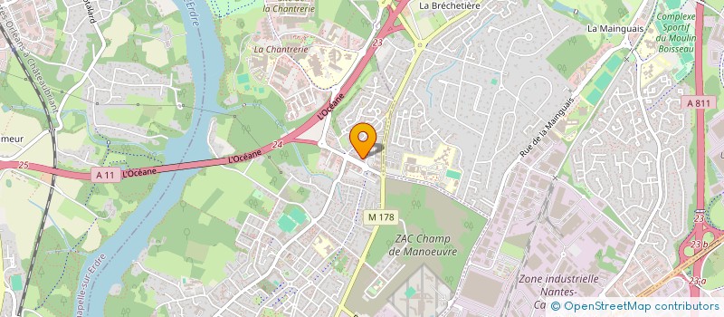 localisation de l'entreprise SOCIETE FINANCIERE DE L'ERDRE  NANTES