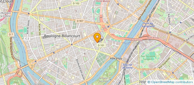 localisation de l'entreprise SOCIETE FINANCIERE DE L'ERMITAGE à BOULOGNE-BILLANCOURT