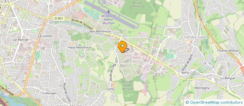 localisation de l'entreprise SOCIETE FINANCIERE DE LA COLLINE  VETRAZ-MONTHOUX