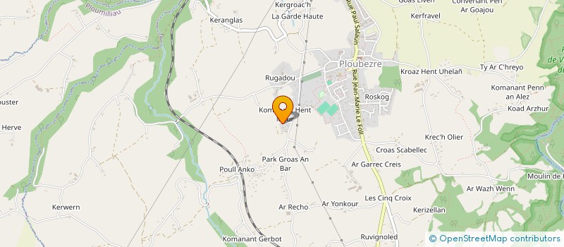 localisation de l'entreprise SOCIETE FINANCIERE DE LA COTE à PLOUBEZRE