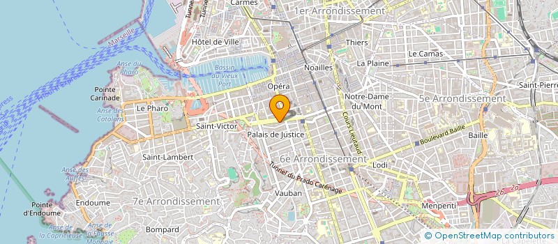 localisation de l'entreprise SOCIETE FINANCIERE DE LA COTE D'AZUR à MARSEILLE
