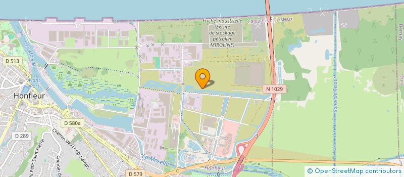 localisation de l'entreprise SOCIETE FINANCIERE DE LA COTE FLEURIE  HONFLEUR