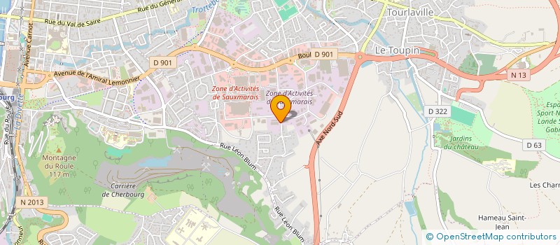 localisation de l'entreprise SOCIETE FINANCIERE DE MAREYAGE à CHERBOURG-EN-COTENTIN