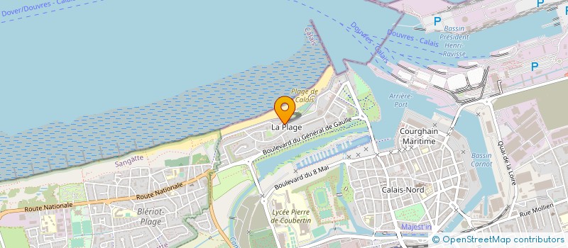 localisation de l'entreprise SOCIETE FINANCIERE DE RESTAURATION  CALAIS