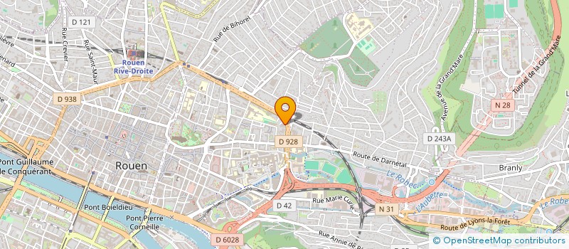 localisation de l'entreprise SOCIETE FINANCIERE DE VERDUN à ROUEN