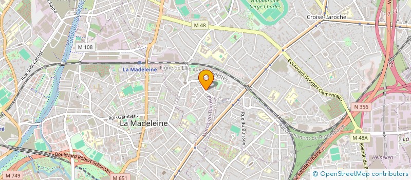 localisation de l'entreprise SOCIETE FINANCIERE DECROIX INVESTISSEMENTS  NEUFCHATEL-HARDELOT