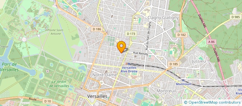 localisation de l'entreprise SOCIETE FINANCIERE DES HEBIENS à VERSAILLES