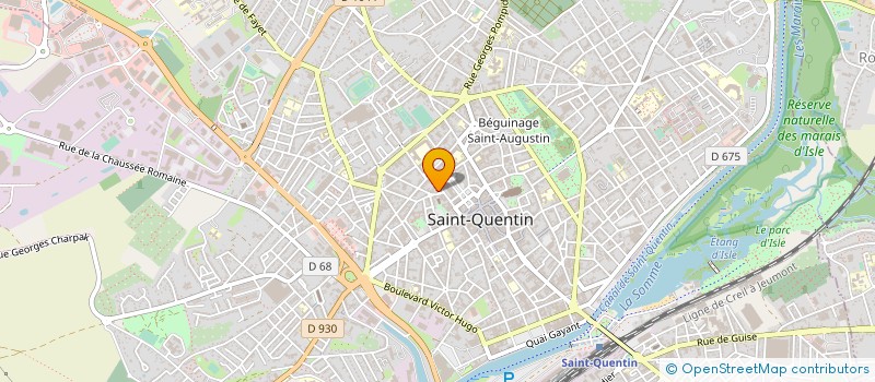 localisation de l'entreprise SOCIETE FINANCIERE DU BENVENUTO à SAINT-QUENTIN