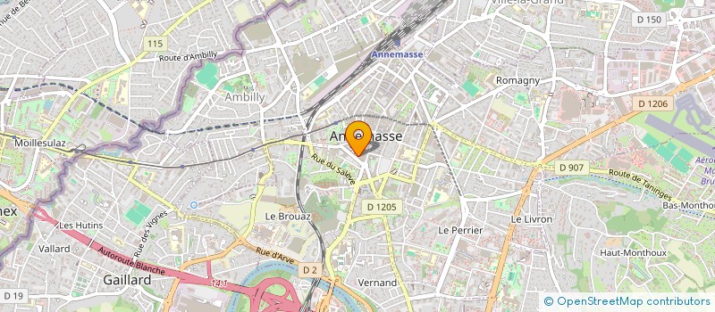 localisation de l'entreprise SOCIETE FINANCIERE DU CENTRE  ANNEMASSE