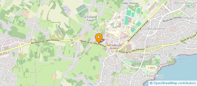 localisation de l'entreprise SOCIETE FINANCIERE DU LANDREAU  SAINT-NAZAIRE