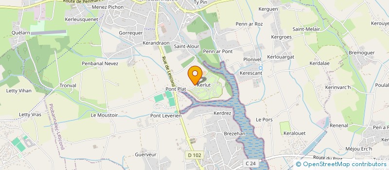 localisation de l'entreprise SOCIETE FINANCIERE DU MANOIR DE KERLUT  PLOBANNALEC-LESCONIL