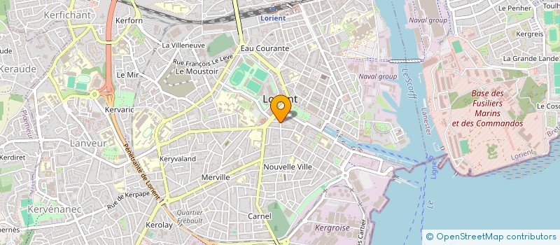 localisation de l'entreprise SOCIETE FINANCIERE DU SCORFF à LORIENT