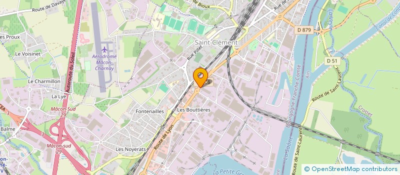localisation de l'entreprise SOCIETE FINANCIERE DUVAL à MACON