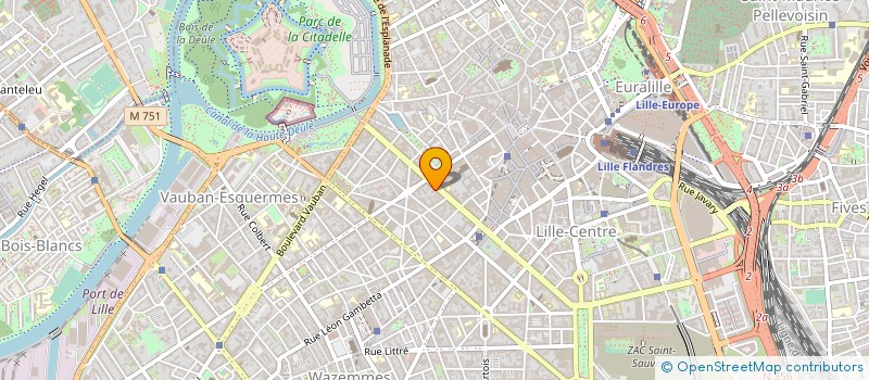 localisation de l'entreprise SOCIETE FINANCIERE EF à LILLE