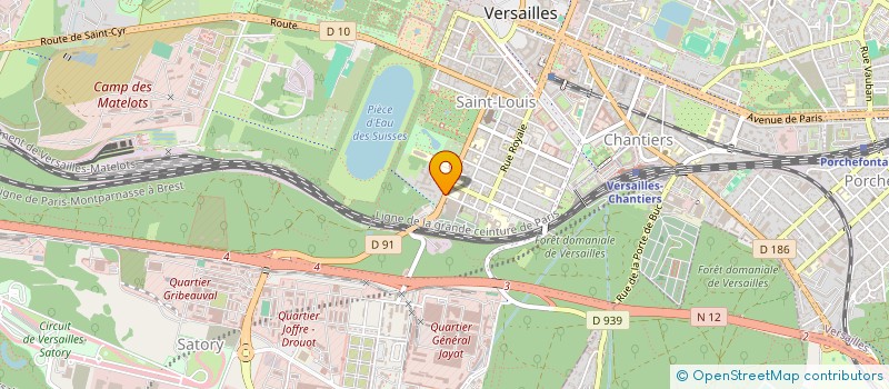 localisation de l'entreprise SOCIETE FINANCIERE ET DE CONSEIL WERLE OLONDE à VERSAILLES
