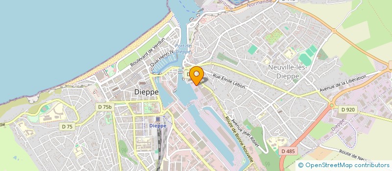 localisation de l'entreprise SOCIETE FINANCIERE ET GESTION DES ACM à DIEPPE