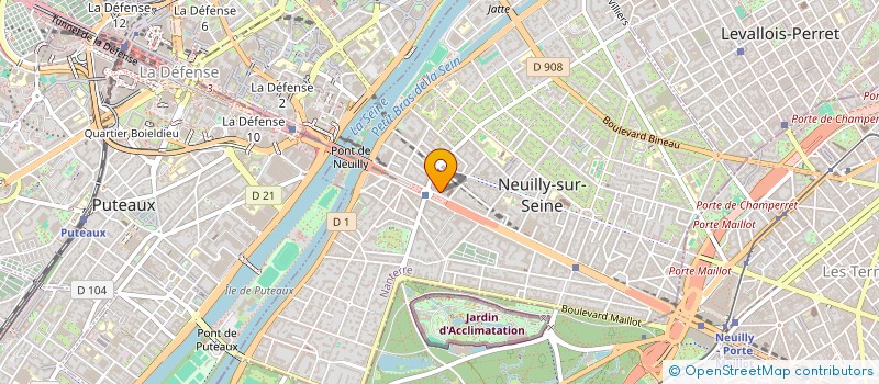 localisation de l'entreprise SOCIETE FINANCIERE ET IMMOBILIERE à NEUILLY-SUR-SEINE
