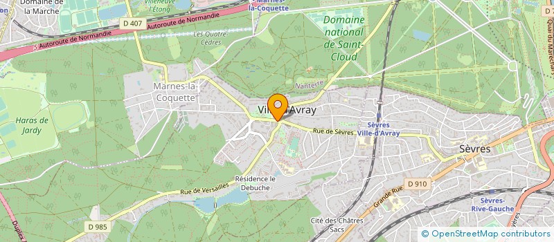 localisation de l'entreprise SOCIETE FINANCIERE ET IMMOBILIERE D'EVRY à VILLE-D'AVRAY