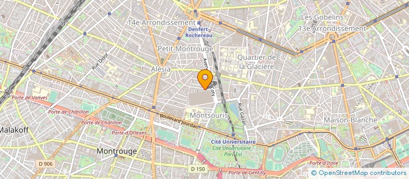 localisation de l'entreprise SOCIETE FINANCIERE ET INDUSTRIELLE SAINT-YVES à PARIS 14