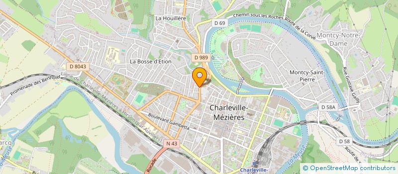 localisation de l'entreprise SOCIETE FINANCIERE FAMILLE PINOT  CHARLEVILLE-MEZIERES