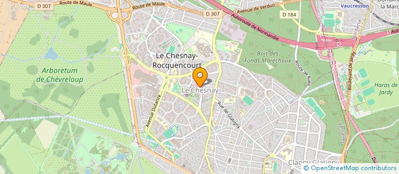 localisation de l'entreprise SOCIETE FINANCIERE GASCHEAU à LE CHESNAY-ROCQUENCOURT