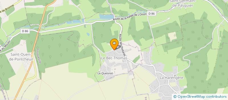 localisation de l'entreprise SOCIETE FINANCIERE GERARD ALLOT  LA HARENGERE