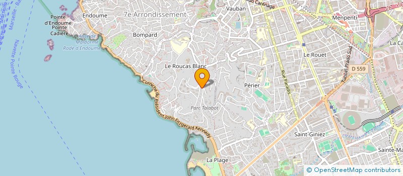 localisation de l'entreprise SOCIETE FINANCIERE GOURMAND à MARSEILLE