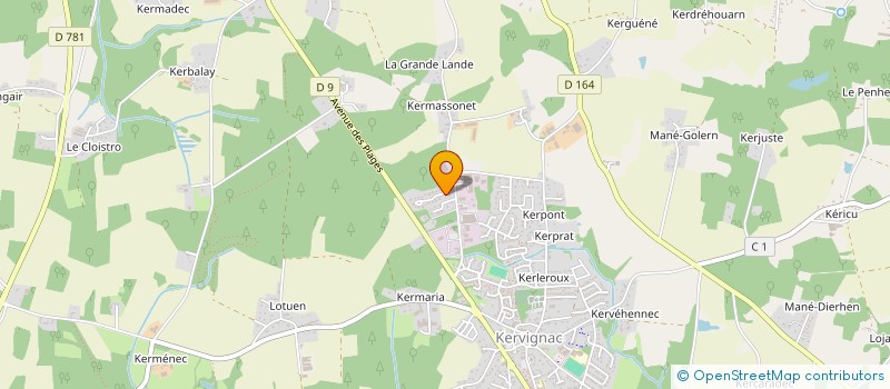 localisation de l'entreprise SOCIETE FINANCIERE HEBRAS à KERVIGNAC