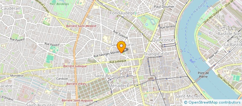 localisation de l'entreprise SOCIETE FINANCIERE JEAN-FRANCOIS BRU à BORDEAUX