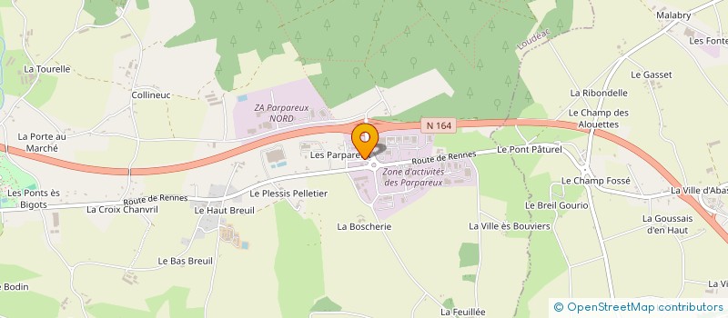 localisation de l'entreprise SOCIETE FINANCIERE KAUFLER à LOUDEAC