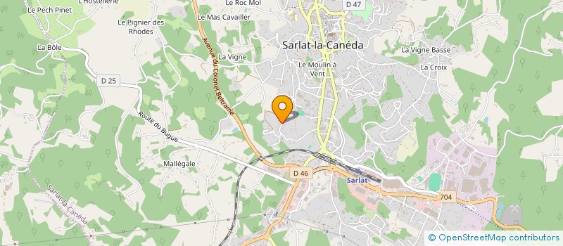 localisation de l'entreprise SOCIETE FINANCIERE LA BOISSIERE SOFILAB à SARLAT-LA-CANEDA