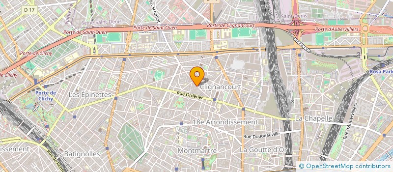 localisation de l'entreprise SOCIETE FINANCIERE LE BRION  PARIS