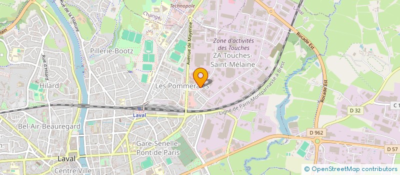 localisation de l'entreprise SOCIETE FINANCIERE MAYENNAISE D'ACCUMULATEURS à LAVAL