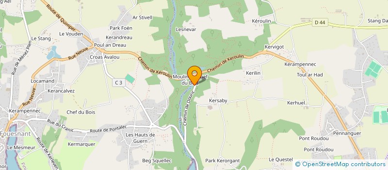 localisation de l'entreprise SOCIETE FINANCIERE MERCIER à CONCARNEAU
