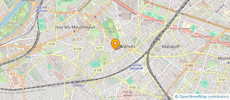localisation de l'entreprise SOCIETE FINANCIERE METALLERIE à VANVES