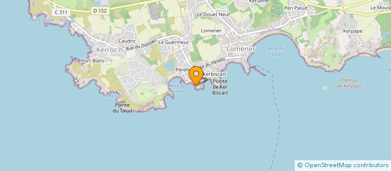 localisation de l'entreprise SOCIETE FINANCIERE MYSIS à PLOEMEUR