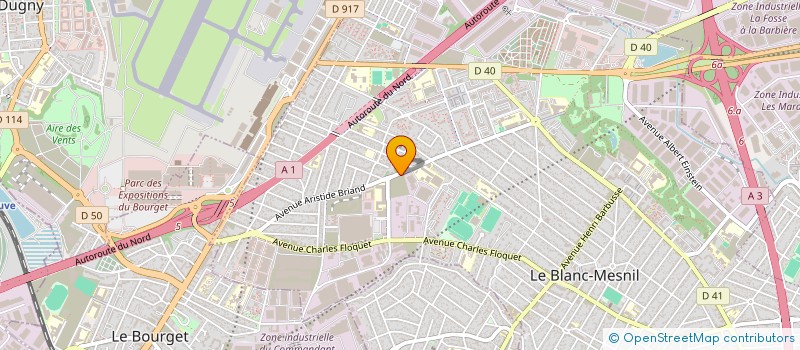 localisation de l'entreprise SOCIETE FINANCIERE POUR LE TRANSPORT à LE BLANC-MESNIL