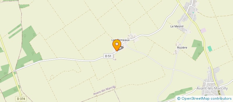 localisation de l'entreprise SOCIETE FINANCIERE ROMAIN BILLIOUT  AVANT-LES-MARCILLY