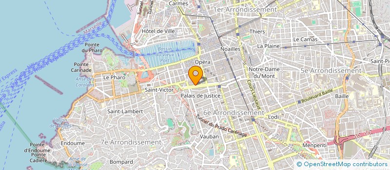 localisation de l'entreprise SOCIETE FINANCIERE ROQUEBILLIERE  MARSEILLE