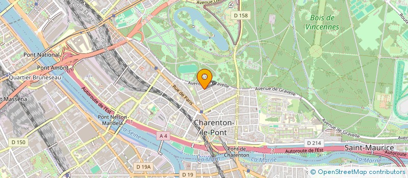 localisation de l'entreprise SOCIETE FINANCIERE SAINT CLAIR  CHARENTON-LE-PONT