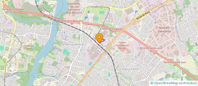 localisation de l'entreprise SOCIETE FINANCIERE SAUNIER DUVAL à NANTES