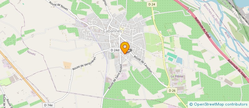 localisation de l'entreprise SOCIETE FINANCIERE SIDONI  CABANNES