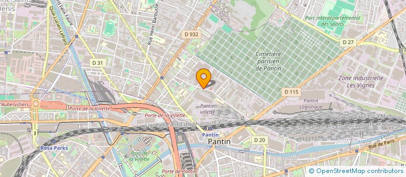 localisation de l'entreprise SOCIETE FINANCIERE SOMOMAT à PANTIN