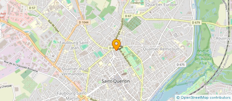 localisation de l'entreprise SOCIETE FINANCIERE THIERRY MALLIARD à SAINT-QUENTIN