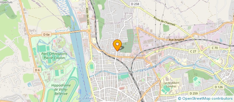 localisation de l'entreprise SOCIETE FINANCIERE VERNA HOLDING à VICHY