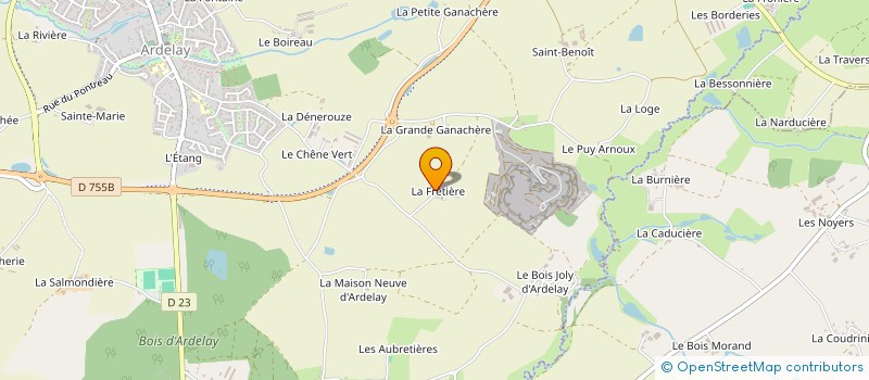 localisation de l'entreprise SOCIETE FINANCIERE VERRIER à LES HERBIERS