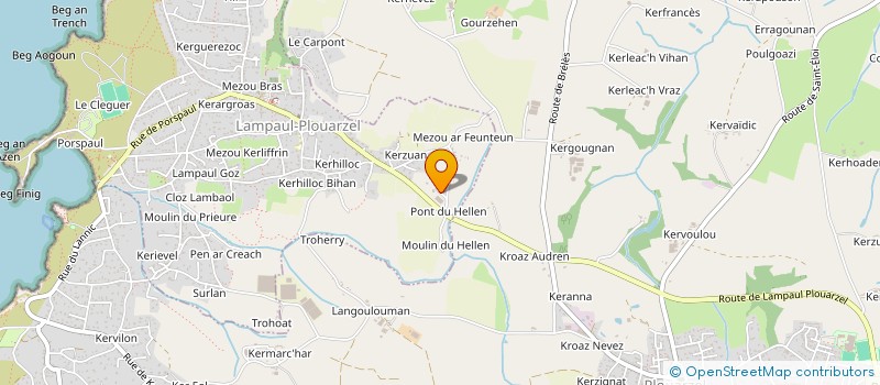 localisation de l'entreprise SOCIETE FINISTERIENNE DE LOISIRS à LAMPAUL-PLOUARZEL