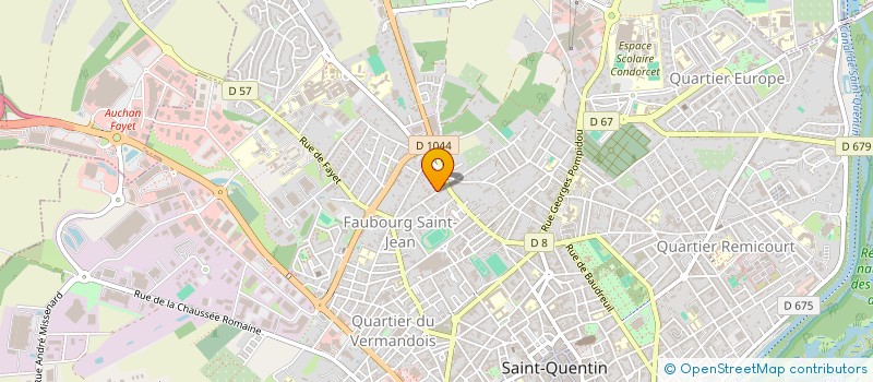 localisation de l'entreprise SOCIETE FIRAT à SAINT-QUENTIN